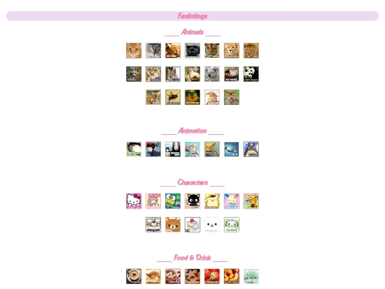 Pages/FanListings screenshot