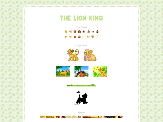 Pages/LionKing screenshot