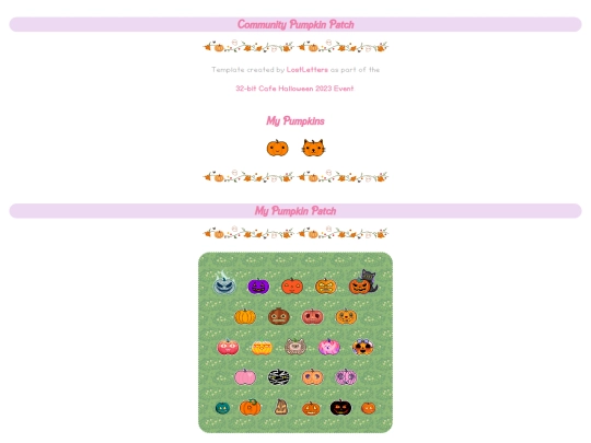 Pages/PumpkinPatch screenshot