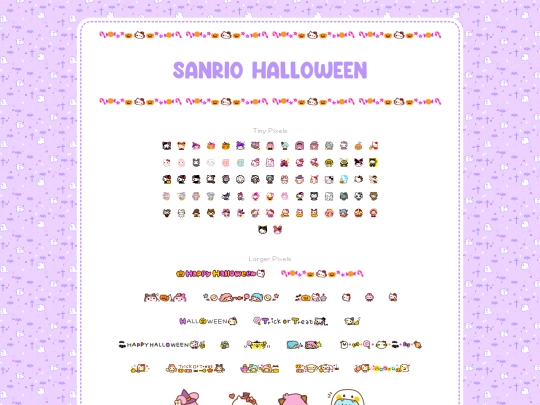 Pages/SanrioHalloween screenshot