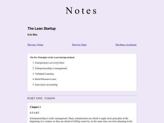 books-notes screenshot