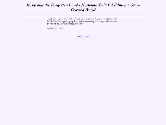 gamelog/entries/kirby-forgotten-land screenshot
