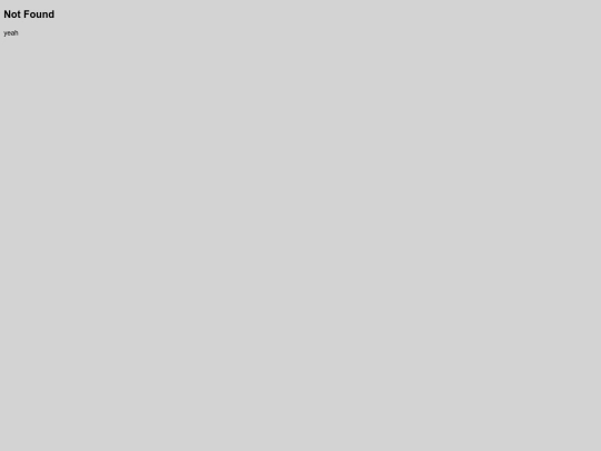 not_found screenshot