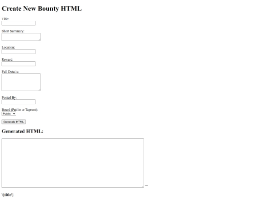bounty_generator screenshot