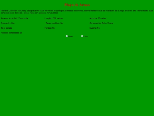 Playa de Arnao screenshot