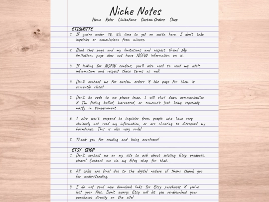 rules screenshot