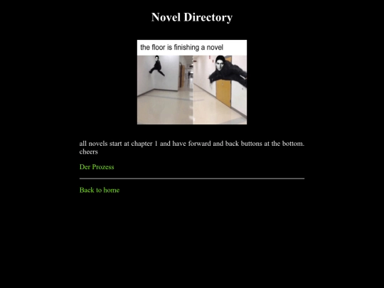 novelsdirectory screenshot