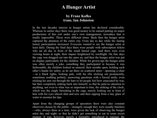 stories/hungerartist screenshot
