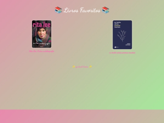 livros screenshot