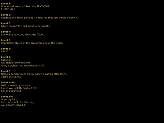 hints screenshot