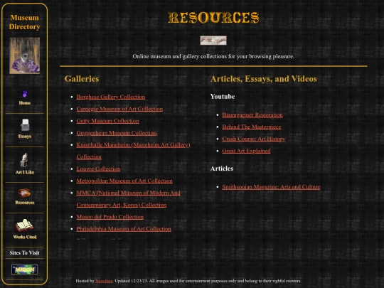 resources screenshot