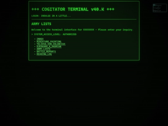 army_lists screenshot