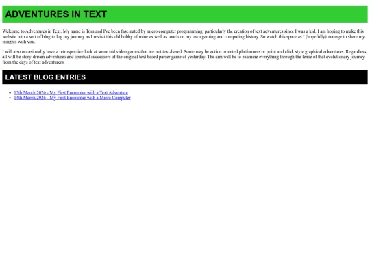 index screenshot