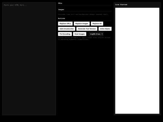 htmlEditor screenshot