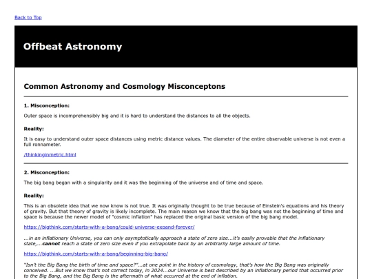 cosmologymisconceptions screenshot
