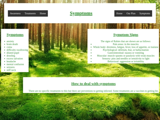 symptoms screenshot