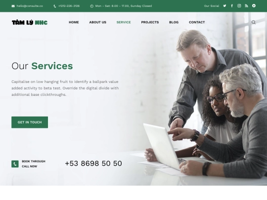 service screenshot