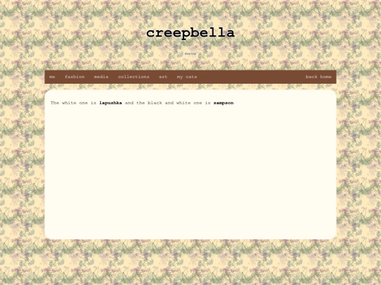 cats screenshot