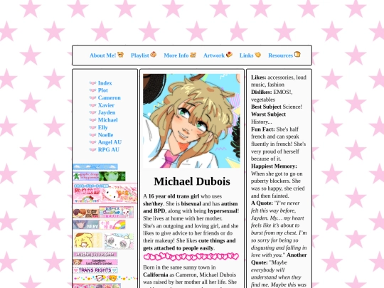 pages/michael screenshot