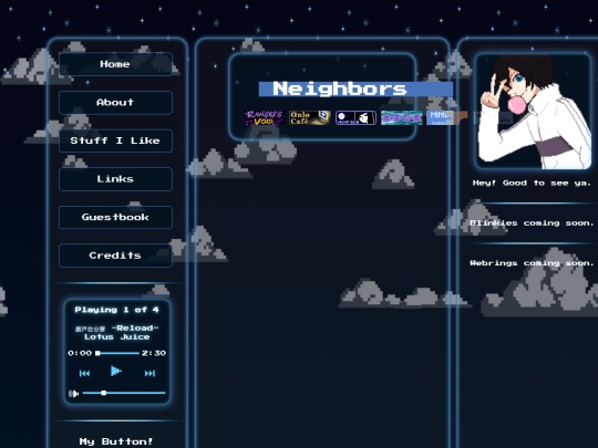 links screenshot