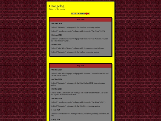 changelog screenshot
