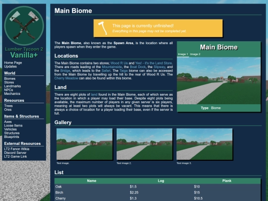 test screenshot