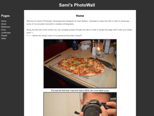website project screenshot