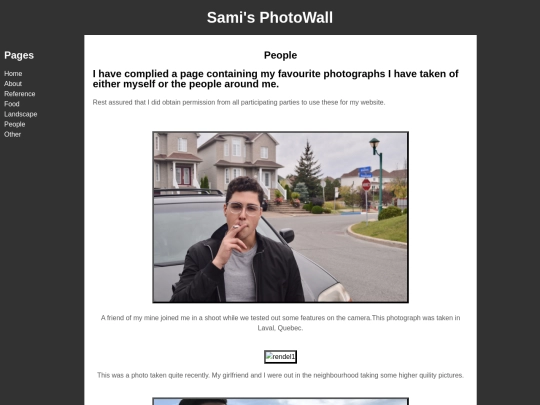 website project/people screenshot