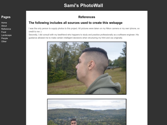 website project/reference screenshot