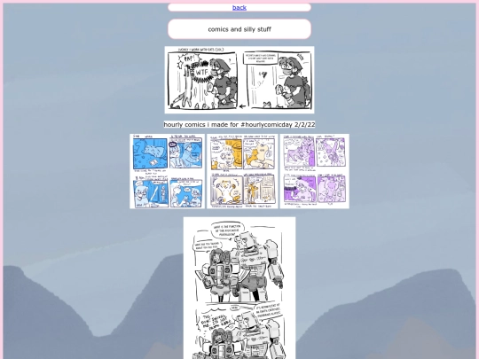 portfolio/comics screenshot