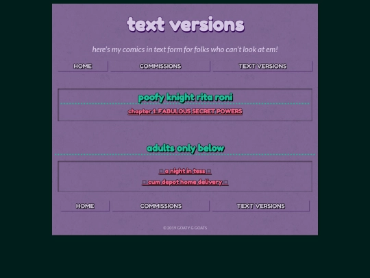 textversions screenshot