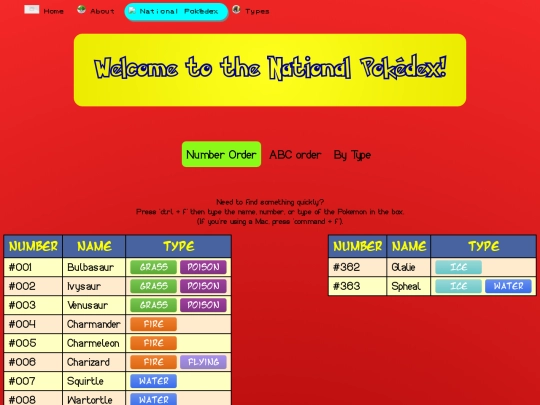 nationalDex screenshot
