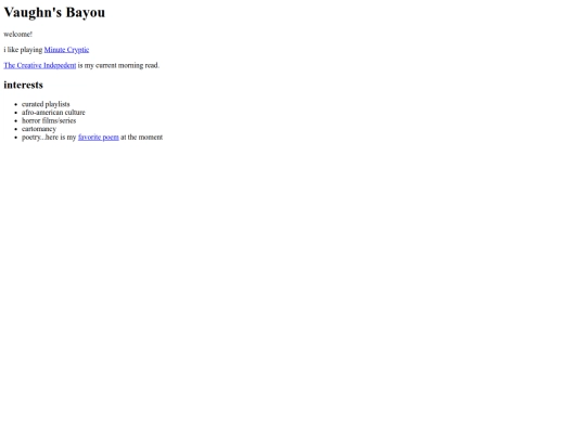 index screenshot