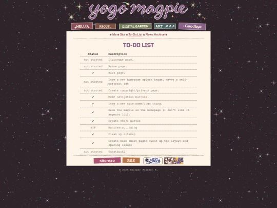 about/todo screenshot