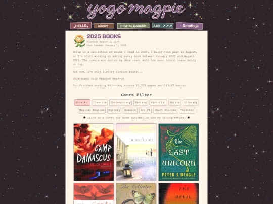 garden/books/2025 screenshot