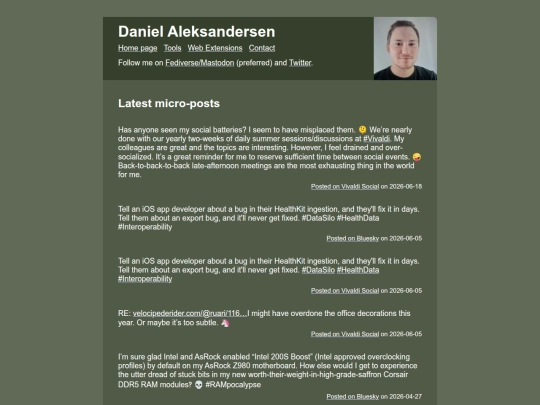 microposts screenshot