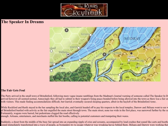 Ruins of Greyhawk/Speaker screenshot