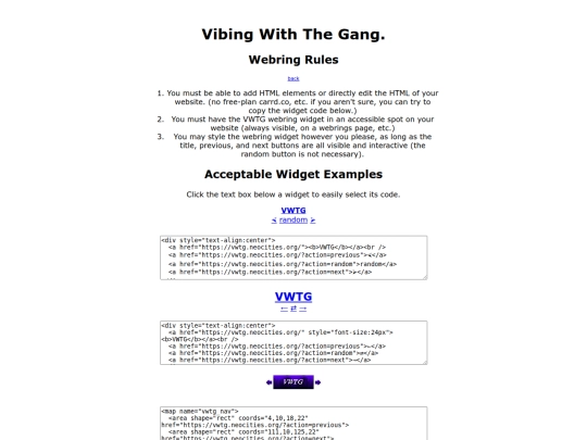 rules screenshot