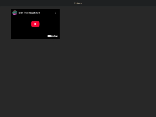 videos screenshot