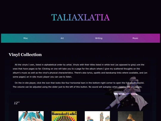 music/index-vinyls screenshot