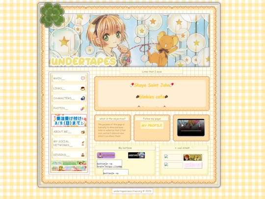 links screenshot