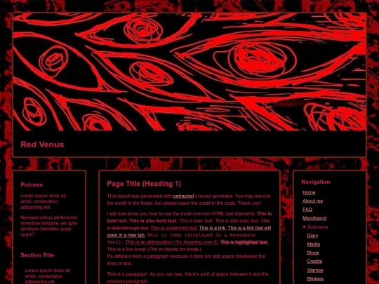 Diary screenshot