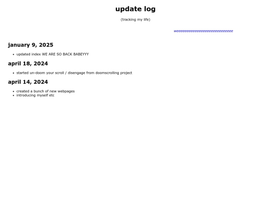 updates screenshot