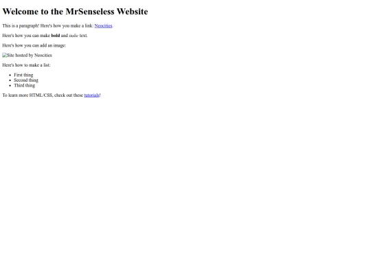 index screenshot