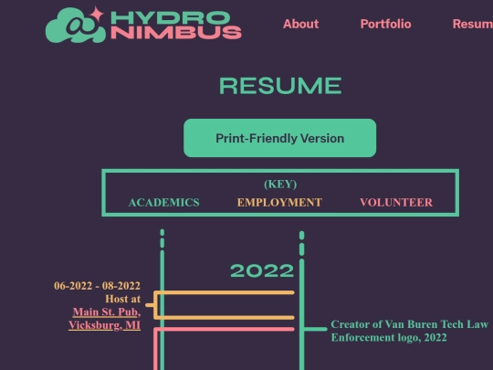 resume screenshot