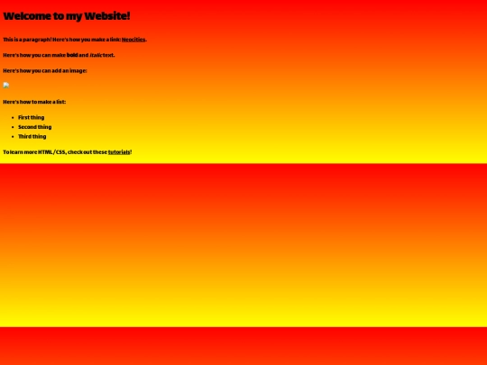 test screenshot