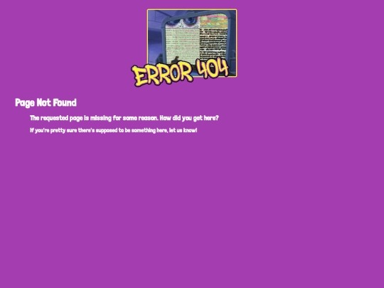 not_found screenshot