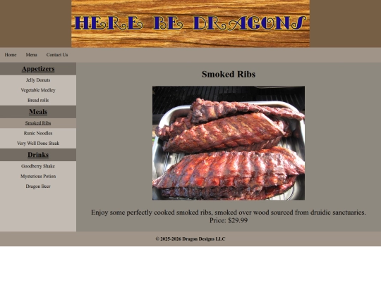 Menu-Meal-1 screenshot