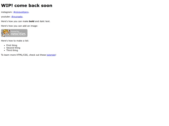 index screenshot