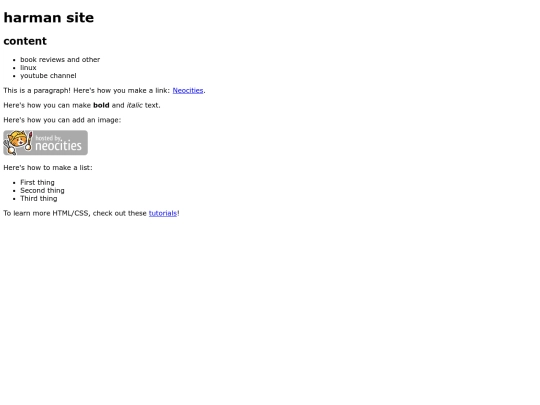 index screenshot